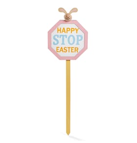 Hoppy Easter Novelty Garden Stake  - Stop