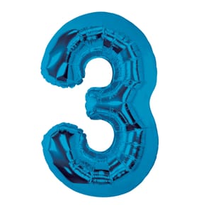 Lets Party Blue Foil 3 Balloon