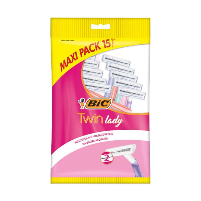 Bic Twin Lady Razors 15 Pack