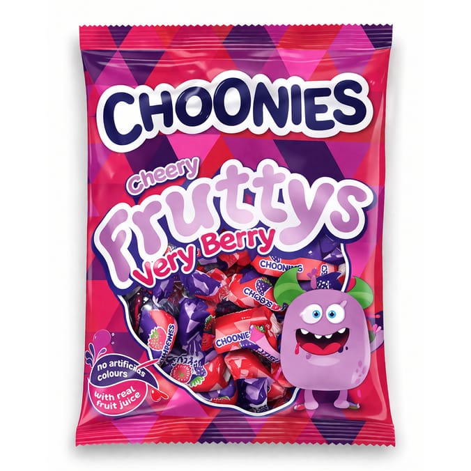 Choonies Cherry Fruttys Very Berry 200g