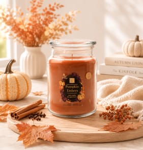 Wickford & Co Scented Candle 18oz - Pumpkin Embers