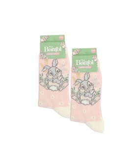 Disney Bambi Ladies Socks - Size 3-5 x2