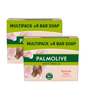 Palmolive Naturals Delicate Care Almond Milk Soap Bar 90g x8