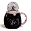 Spooks & Spells Halloween Snow Globe Mug - Black