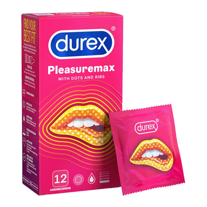 Durex Pleasuremax Condoms 12s