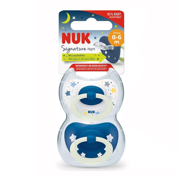 Nuk Signature Soother 0-6m - Blue