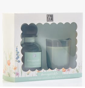  Wickford & Co Candle & Diffuser Gift Set - Honeysuckle