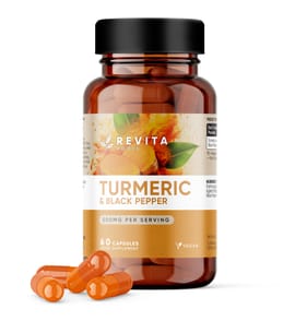 Revita Roots Turmeric & Black Pepper Capsules 60s