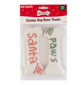 Chester's Festive Dog Bone Treats 115g