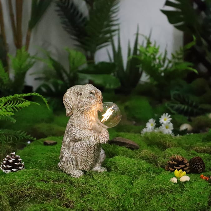 Firefly Animal & Bulb Solar Light - Dog