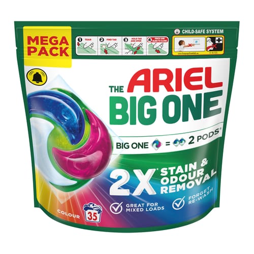 Ariel The Big One PODS Laundry Capsules, 69 Washes (3 X 23 - View #8