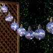 Firefly 10 Iridescent Orb String Solar Lights