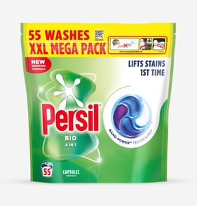 Persil Bio 4-in-1 Fast-Dissolving Laundry Capsules 55 Washes