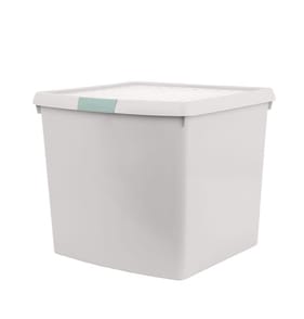 Wham 37L Clip Storage Box - Light Grey