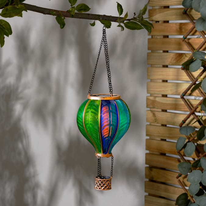 Firefly Solar Light Co Hanging Hot Air Balloon Solar Light - Multicolour 1