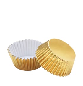 Jane Asher Metallic Muffin Cases - Gold