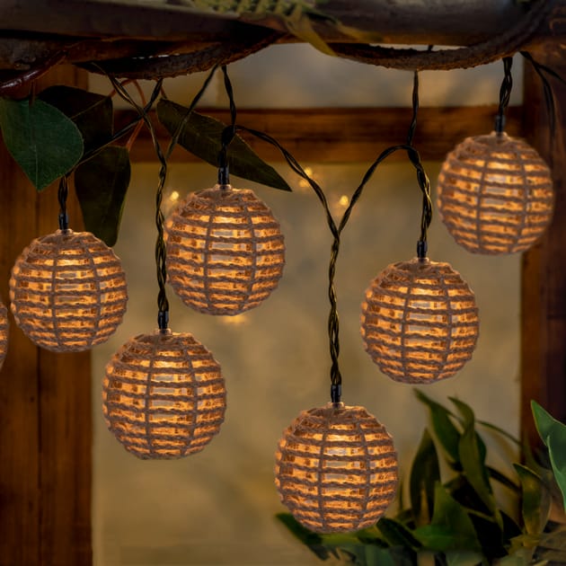 Firefly Craft String Light Firefly 10 Rope Ball String Solar Lights | Home Bargains