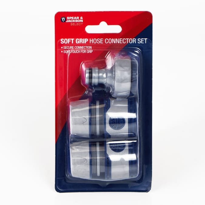 Spear & Jackson Select Soft Grip Hose Connector Set