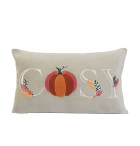 The Lifestyle Edit Harvest Cosy Cushion - Sage