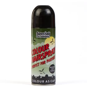 Halloween Coloured Hair Spray - Black