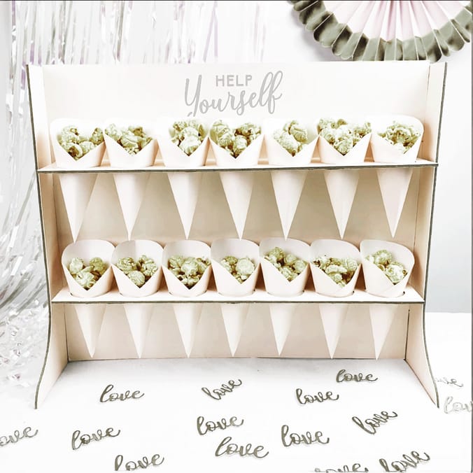 Let's Party Popcorn Treat Wall