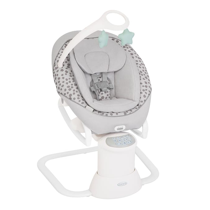 Graco Daisi 2-in-1 Soother And Rocker - Dalmation Grey