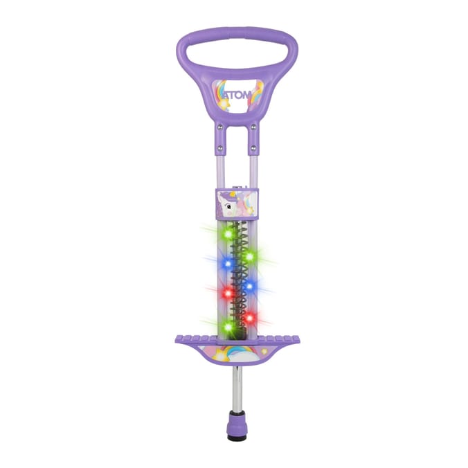 ATOM Light-Up Pogo Stick - Unicorn
