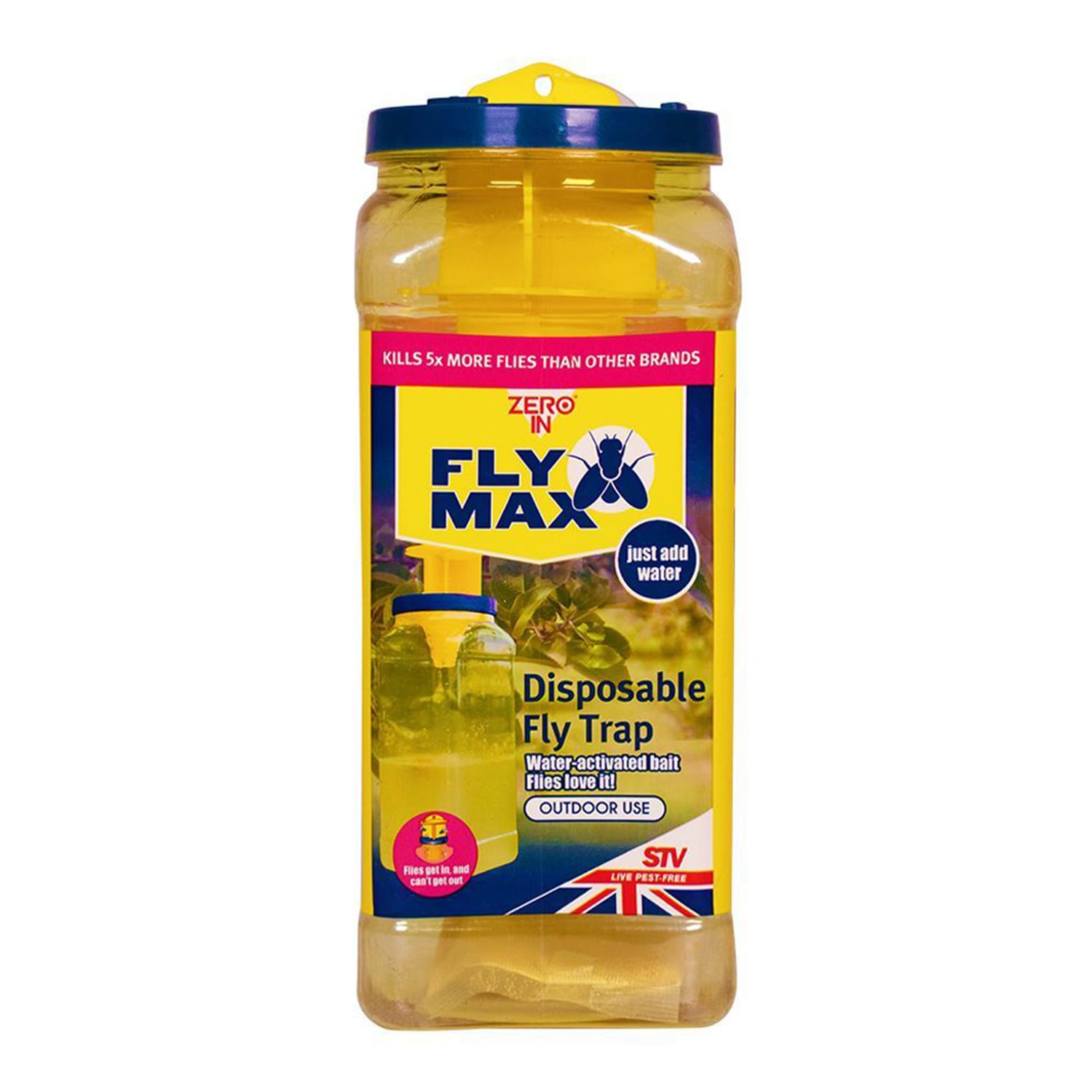 Zero-In Fly Max Ready Baited Disposable Fly Trap | Home Bargains