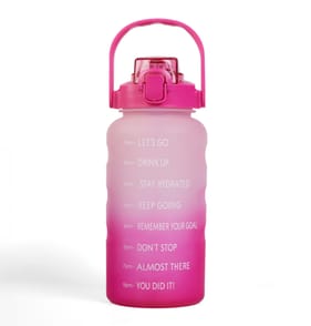 Hydrate 2L Tracker Water Bottle - Pink