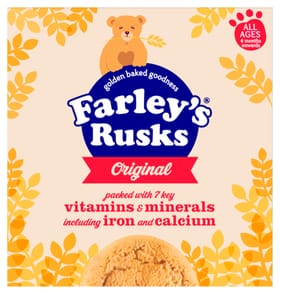 Farley's Rusks Original Baby Food Snacks 6+ Months 300g