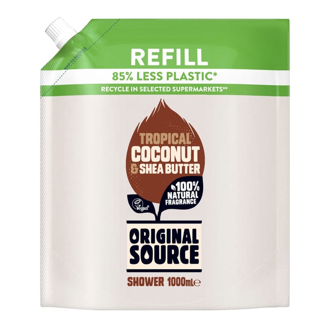 Original Source Shower Refill 1000ml - Tropical Coconut & Shea Butter