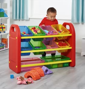 Liberty House Toys 10-Bin Storage Organisers