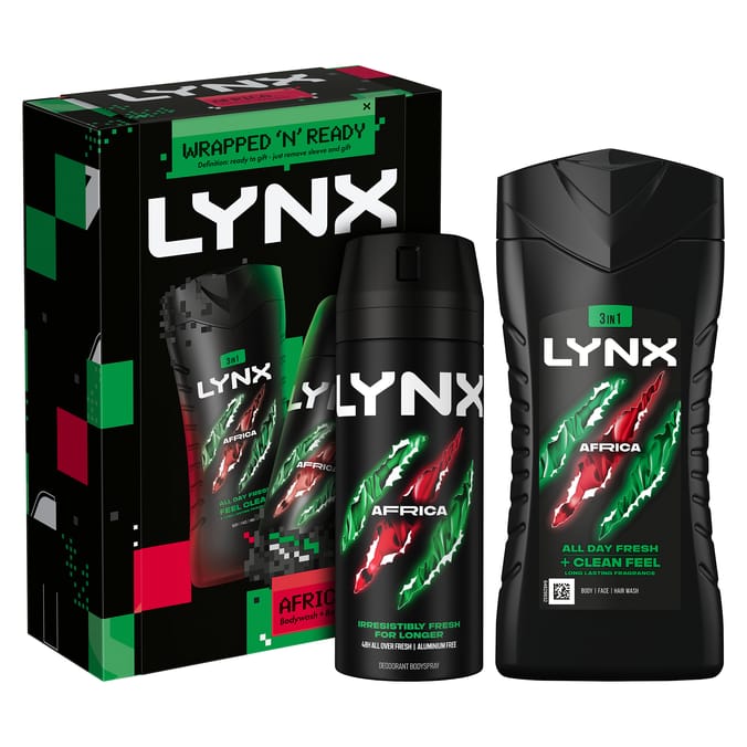 Lynx Body Spray Duo Gift Set - Africa