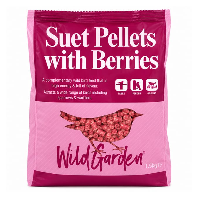 Wild Garden Suet Pellets With Berries 1.5kg