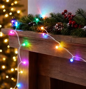 Prestige Mains Operated 100 LED Berry String Lights - Multi