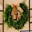 Festive Feeling 65cm Faux Pine Bell Christmas Wreath