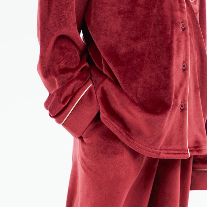 Burgundy Polar Express Younger Kids Pyjamas