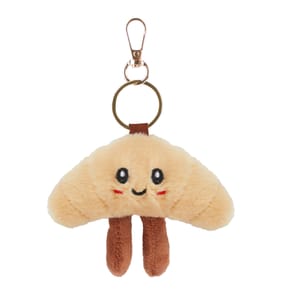 Croissant Plush Keyring