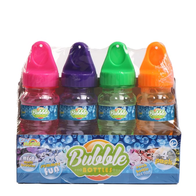 Bubble Bottles 4 Pack