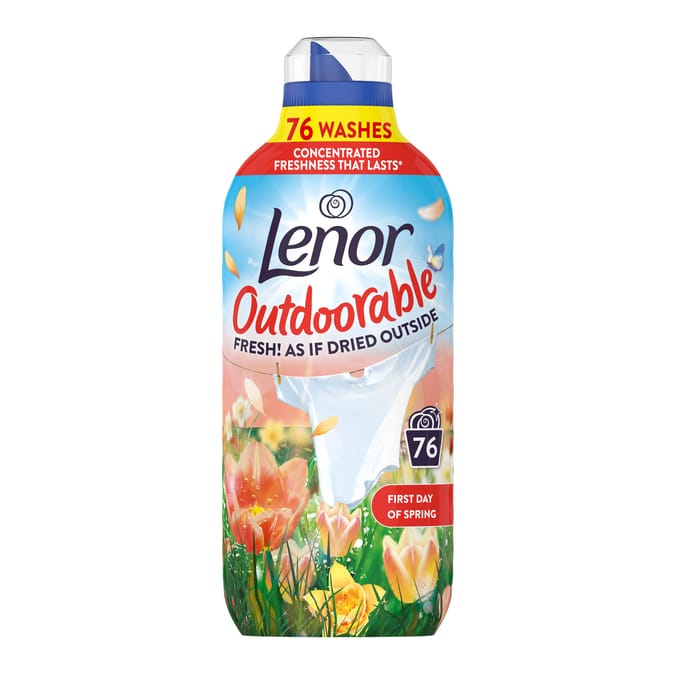 Lenor Outdoorable Fabric Conditioner 1.064 Litres 76 Washes - First Day of Spring