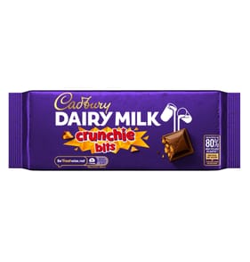 Cadbury Dairy Milk Crunchie Bits Chocolate Bar 180g