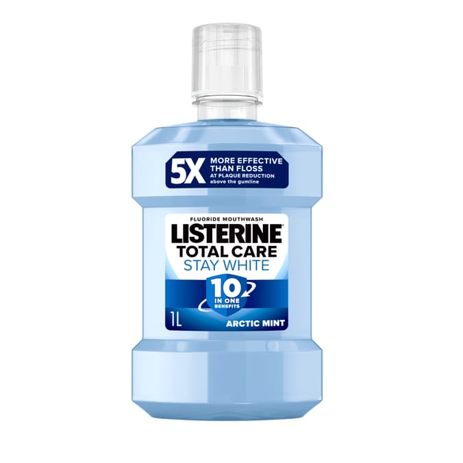 Listerine Total Care Stay White Arctic Mint Mouthwash 1l
