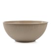 Summer Ribbed Plastic Salad Bowl