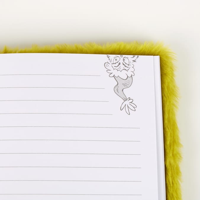 Grinch Fluffy Notebook