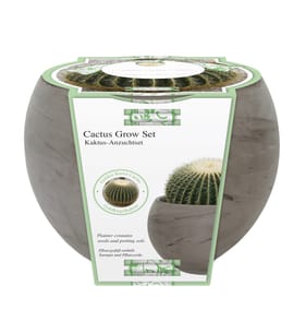 Cactus Grow Set with Ceramic Planter