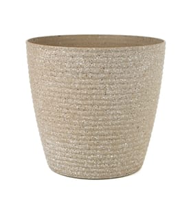 Jardin Thread Plastic Planter 28cm - Natural