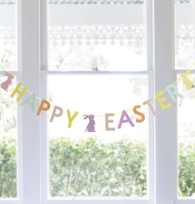  Happy Easter Bunting x2