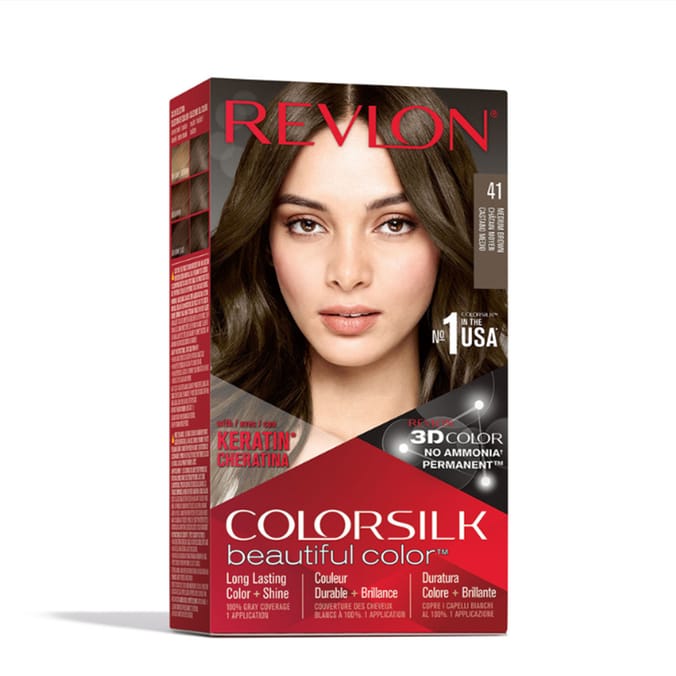 Revlon Colorsilk Permanent Hair Colour 41 Medium Brown