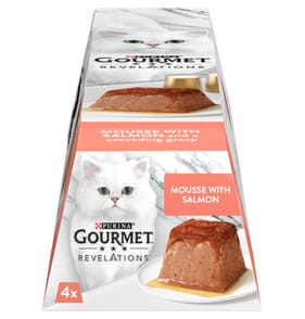 Gourmet Revelations Mousse Wet Cat Food 4x57g - Salmon
