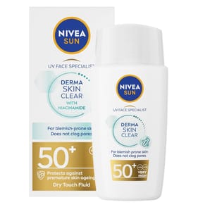 Nivea Sun Derma Face Sunscreen with Anti-Blemish Complex 40ml - SPF50+